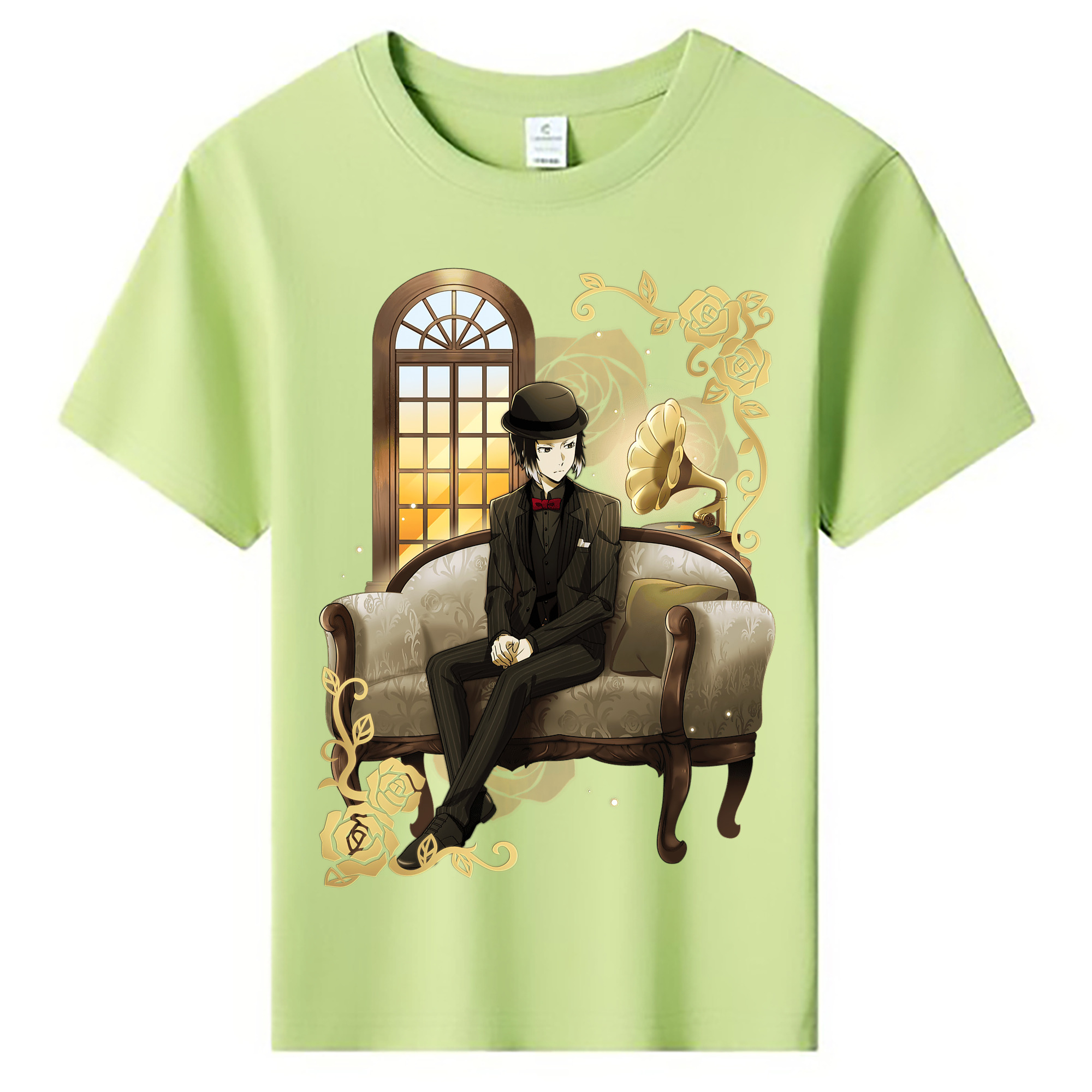 （画像用） 文豪ストレイドッグス Bungo Stray Dogs 綿100％キッズTシャツ（フロントプリント）